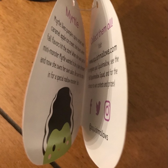 Squishmallows Myrtle Bride of Frankenstein Plush Clip - Picture 11 of 11